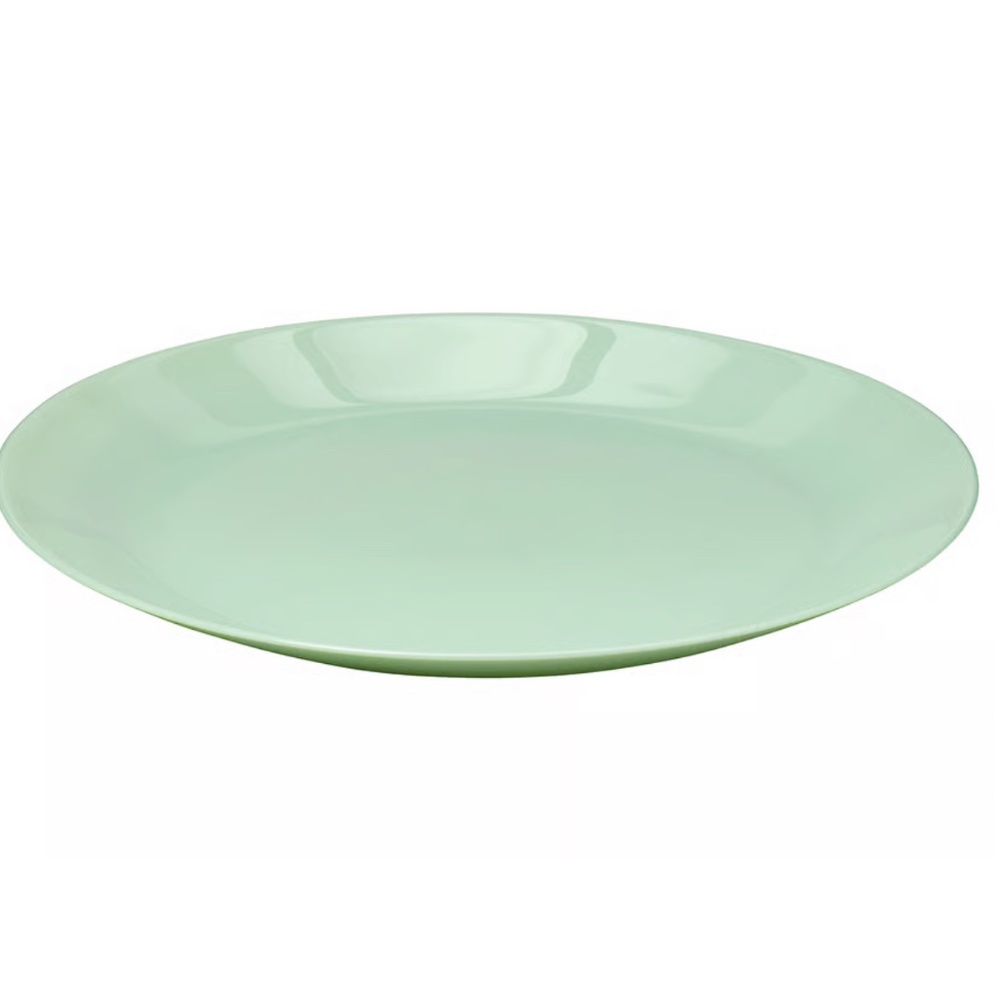 IKEA OFTAST Plate, Light Green, 9¾" (106.082.53) NEW